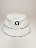 Olea Bucket Hat is an essential golf accessory. It features rhinestones and is made with organic cotton for superior comfort and breathability. The 15 UPF provides maximum protection from UV rays, and the water resistant design keeps you dry. Perfectly crafted in the USA